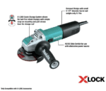 Makita 7.5 Amp 4-1/2 in. Corded X-LOCK Angle Grinder - Image 2