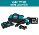 18V X2 LXT Lithium-Ion (36V) Brushless Cordless Reciprocating Saw Kit (5.0Ah) with 2 Batteries 5.0Ah and Charger