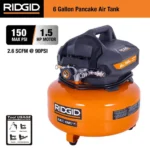 Ridgid 6 galones 150 PSI compresora eléctrica para mantenimiento portátil